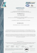Certificato EN ISO 9001:2015