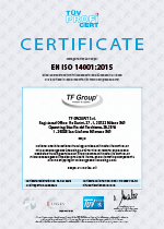 Certificato EN ISO 14001:2015