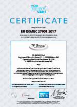 Certificato EN ISO/IEC 27001:2017