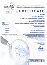 Certificato ISO 27001:2005
